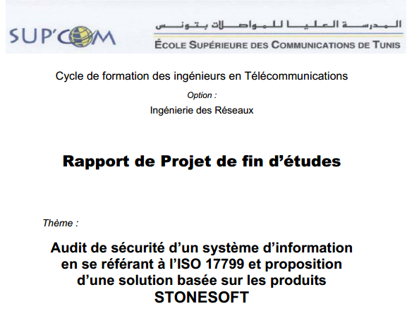 [PDF] exemple de rapport de PFE Etude et implémentation d'une